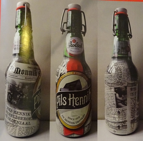 Fles - sleeve Pils Hennik