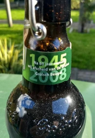 Fles - laatste afvulling 