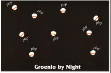 ansichtkaart - Groenlo by night