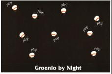 ansichtkaart - Groenlo by night