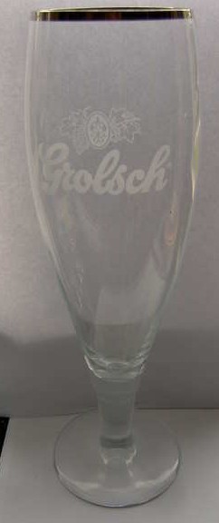 Glas met guden rand