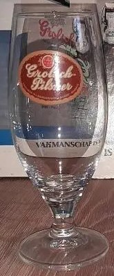 Valentijns glas etiket 1930 - 1935 