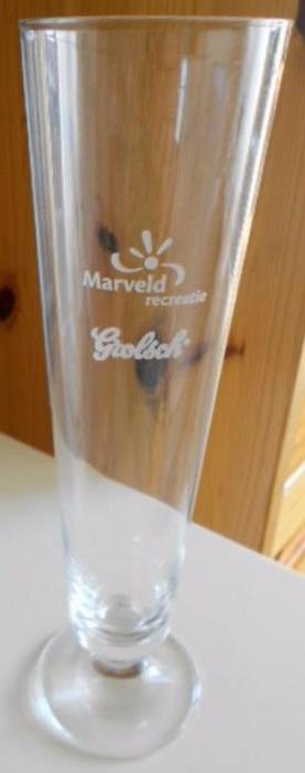 Langwerpig glas  Marveld recreatie (gravure) grolsch laag