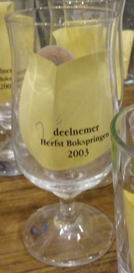 Bokbierglas - Deelnemer Herfst Bokspringen 2003  
