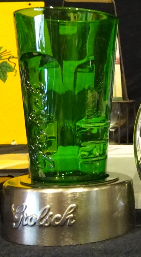 Glas op standaard