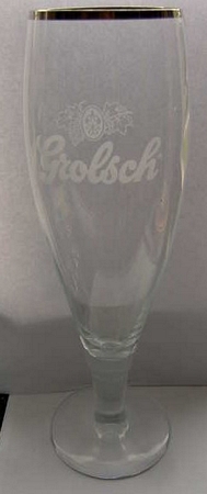 Glas met guden rand