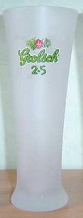 Grolsch 2.5 mat glas (model als lemon)  