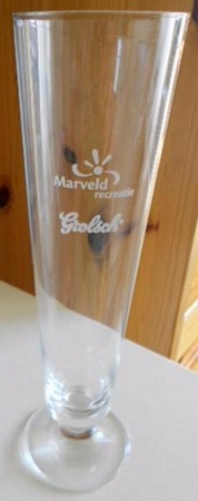 Langwerpig glas  Marveld recreatie (gravure) grolsch laag