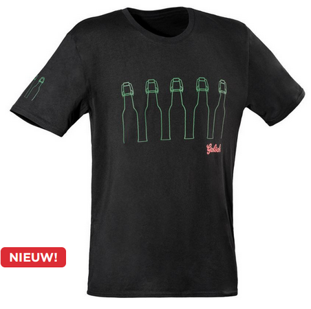 shirt - zwart met beugel skyline 