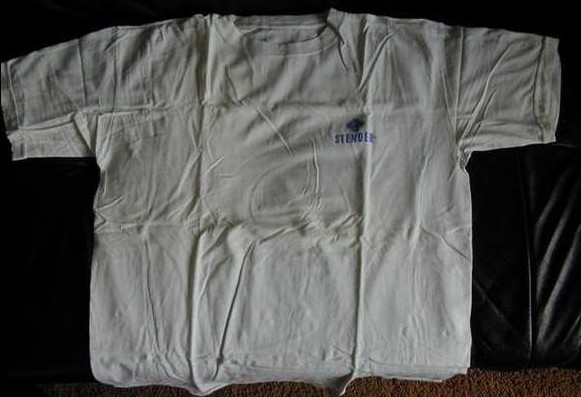 tshirt - wit stender logo 