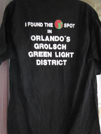 tshirt - zwart Green light district