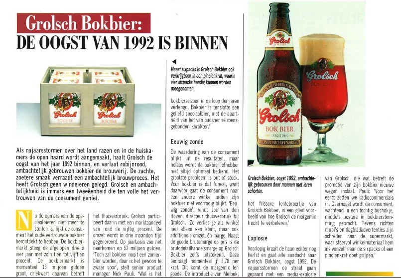 Artikel - De oogst van 1992 is binnen  
