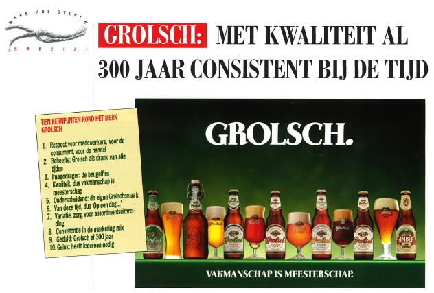Artikel - kwaliteit al 300 jaar consistent  