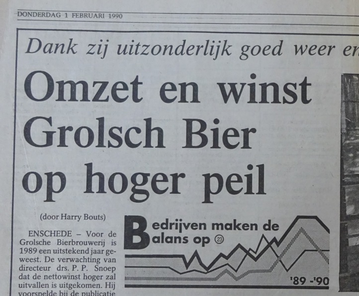 Artikel - Omzet en winst op hoger peil 