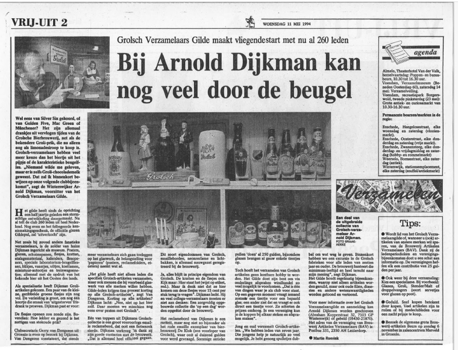 Artikel - Arnold Dijkman  