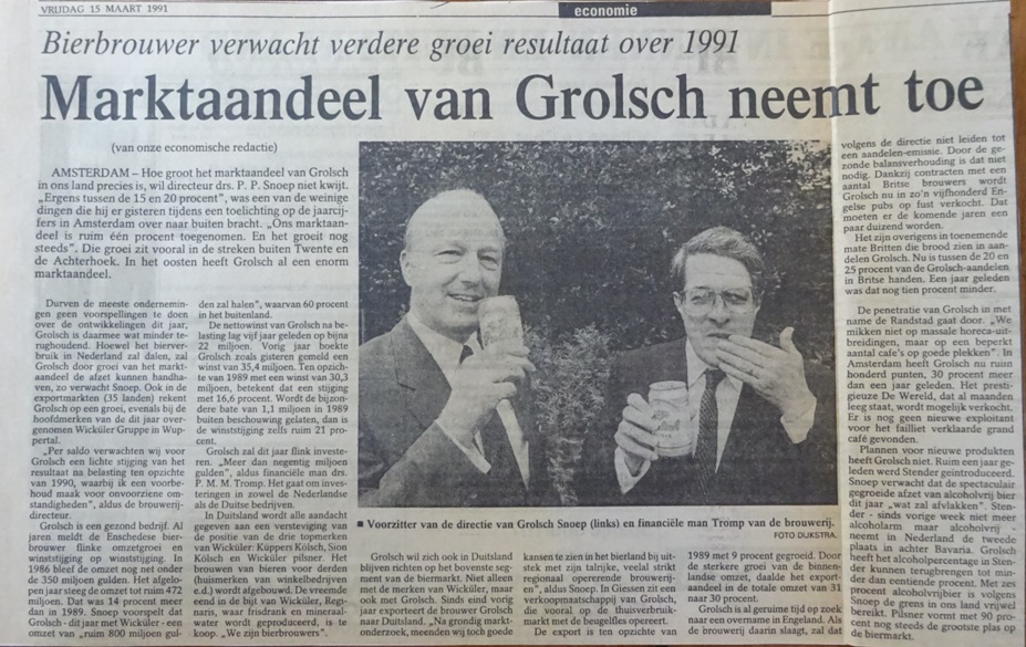 Artikel - aandeel neemt toe 