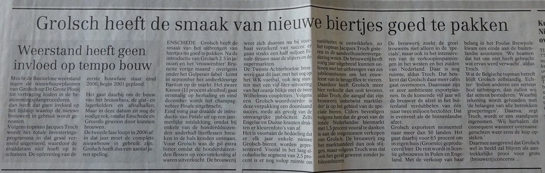 Artikel - nieuwe biertjes 