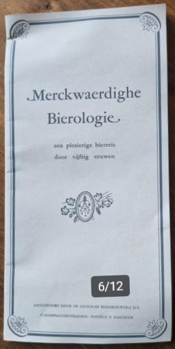 folder - Merckwaerdige Bierologie 