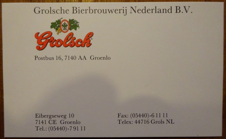 visitekaartje - Groenlo