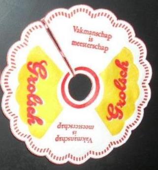 Druppelvanger (geel/wit) 
