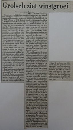 Artikel - winstgroei 
