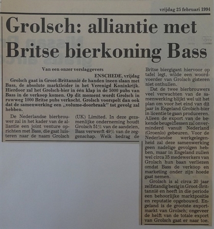 Artikel - Alliantie met Bass