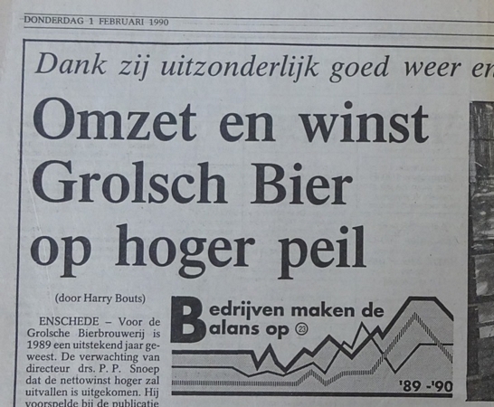 Artikel - Omzet en winst op hoger peil 