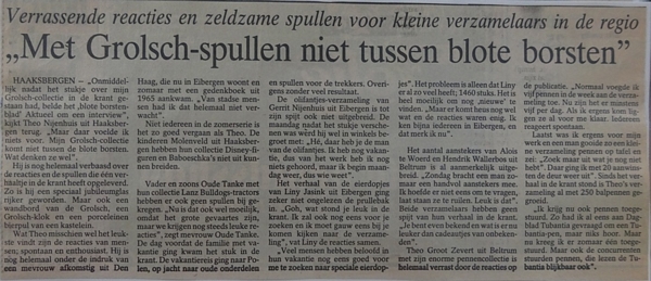 artikel - spullen niet tussen blote borsten 