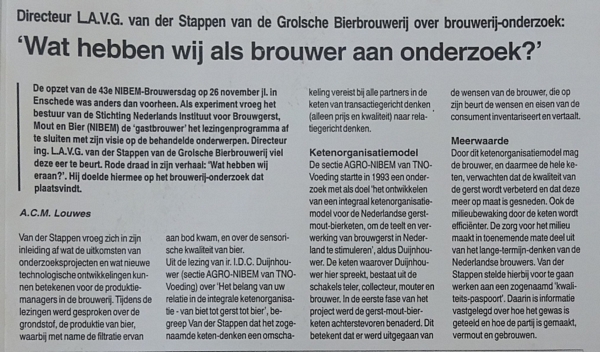 artikel - brouwerij onderzoek 