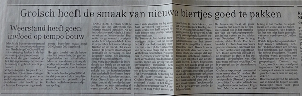 Artikel - nieuwe biertjes 