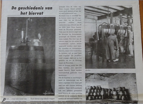 artikel - geschiedenis biervat 