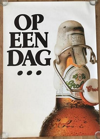 Poster - schuimende beugel
