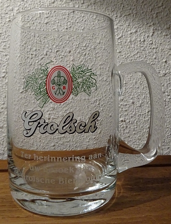 musketier - Ter herinnering aan uw bezoek aan de grolsch bierbrouwerij   