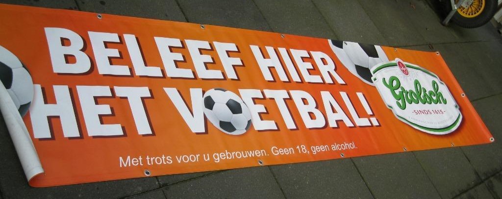 Banner - beleef hier het voetbal 