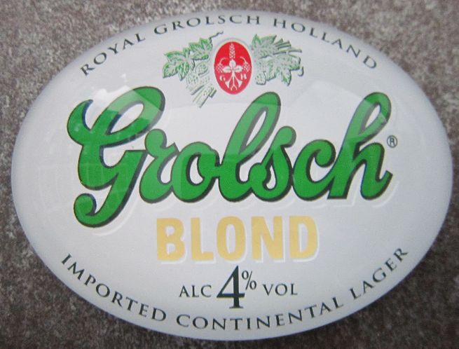taplens blond ovaal bol