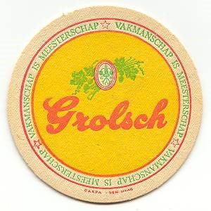 Grolsch - carpa Den Haag (geel)  — viltje