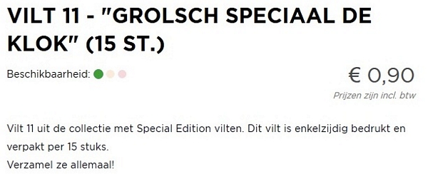 Grolsch Speciaal   — achterkant