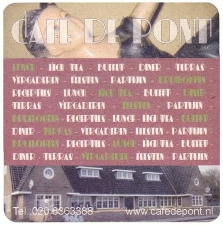 Café de Pont — voorkant