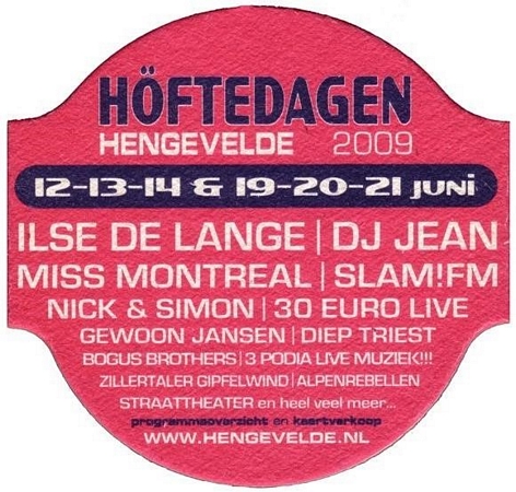 Höftedagen 2009 — voorkant
