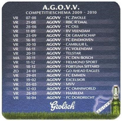 A.G.O.V.V. seizoen 2009-2010 — voorkant