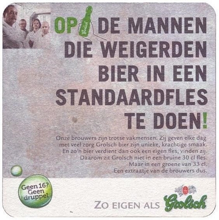Op onze brouwers — voorkant