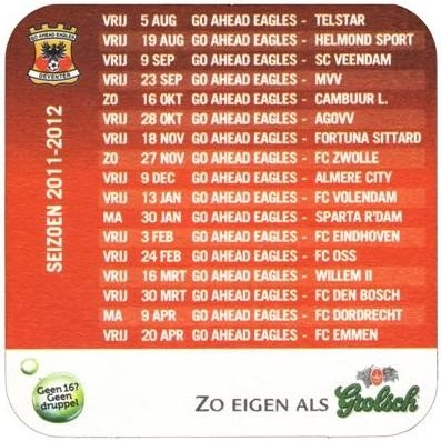 Go Ahead Eagles seizoen 2011-2012   — voorkant