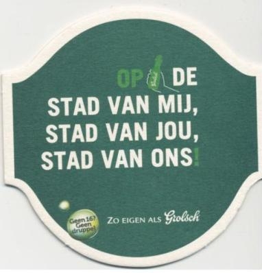 Op de stad — voorkant