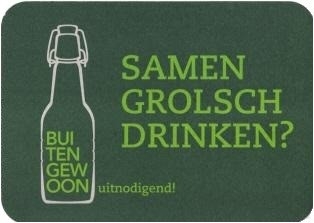 Samen Grolsch drinken? 