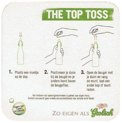 The top toss — voorkant
