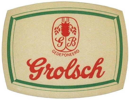 Grolsch gedeponeerd (rood/groen)