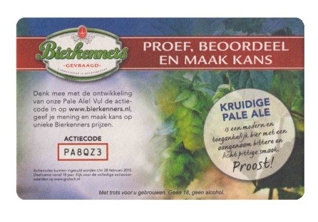 Bierkenners gevraagd