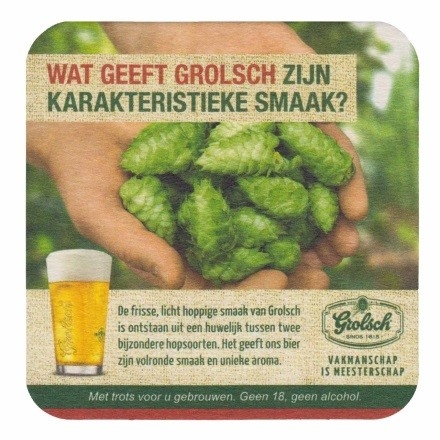 Wat geeft Grolsch