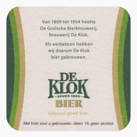 De Klok — voorkant