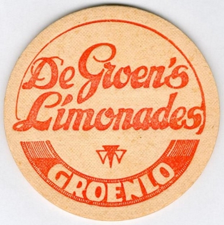 De Groen's Limonades (bruin/rood)  — voorkant